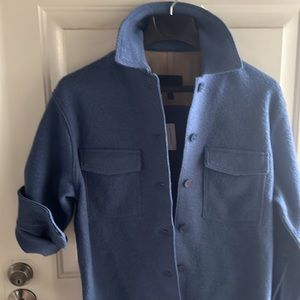 Banana Republic, brand new shacket in blue, size xs